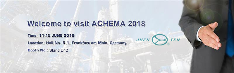 JHENTEN attend 2018 ACHEMA Exhibition(圖1) JHENTEN attend 2018 ACHEMA Exhibition(圖1)